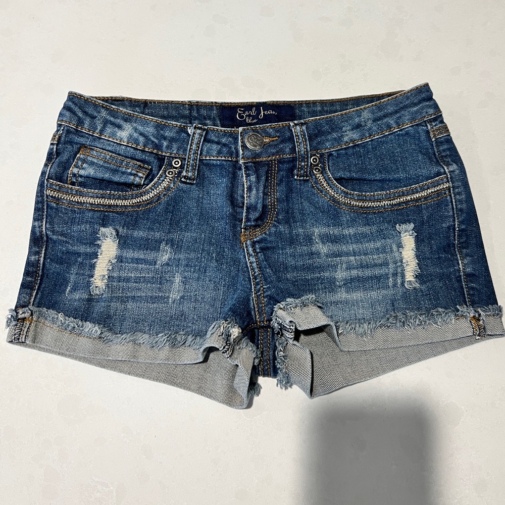Earl Jean Folded Cutoff Shorts